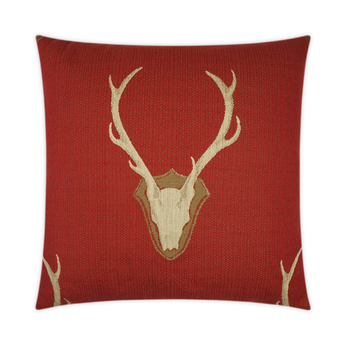 D.V. Kap Uncle Buck Red Throw Pillow With Insert