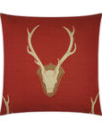 D.V. Kap Uncle Buck Red Throw Pillow With Insert