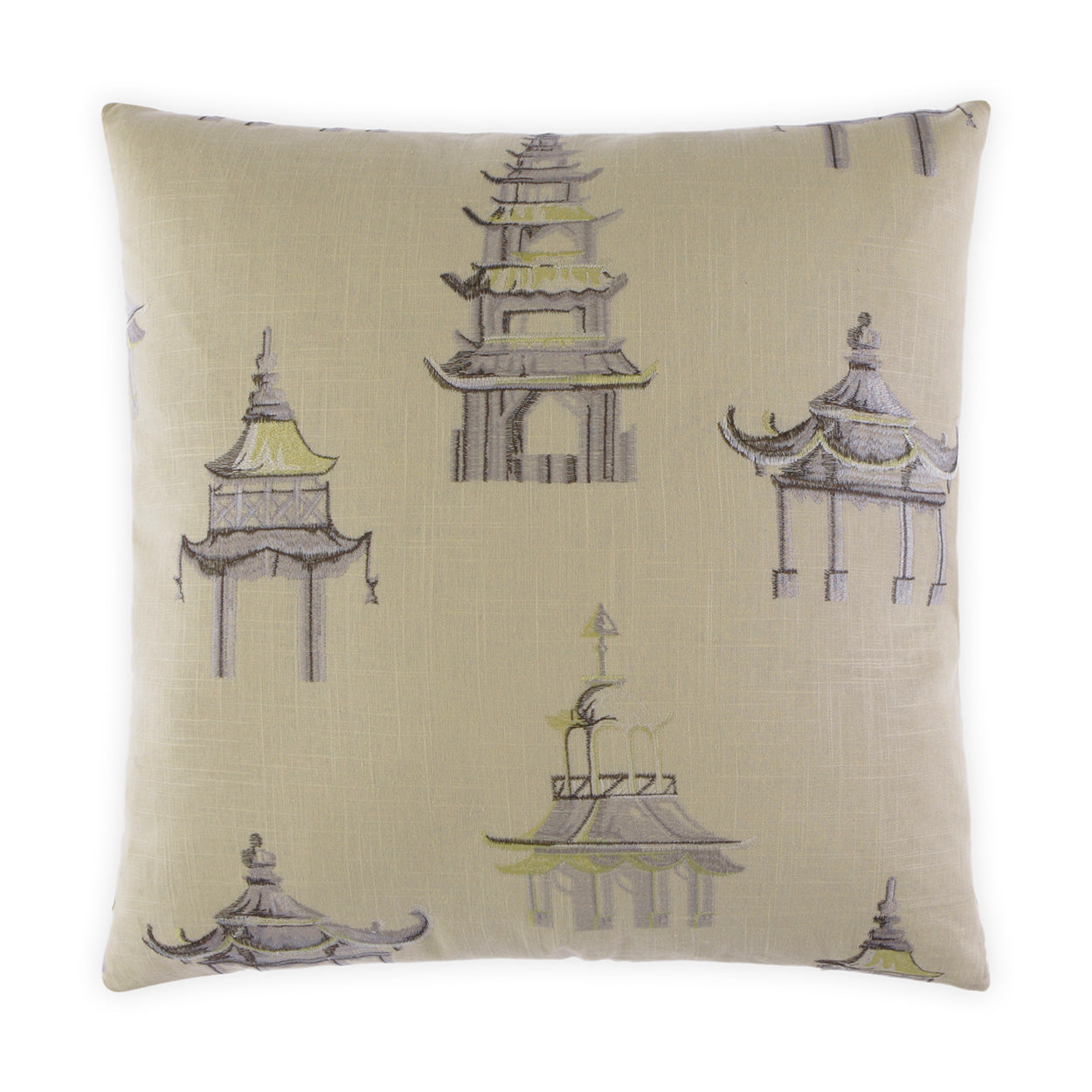 D.V. Kap Palacio Brown Throw Pillow With Insert