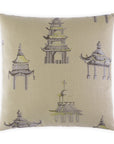 D.V. Kap Palacio Brown Throw Pillow With Insert