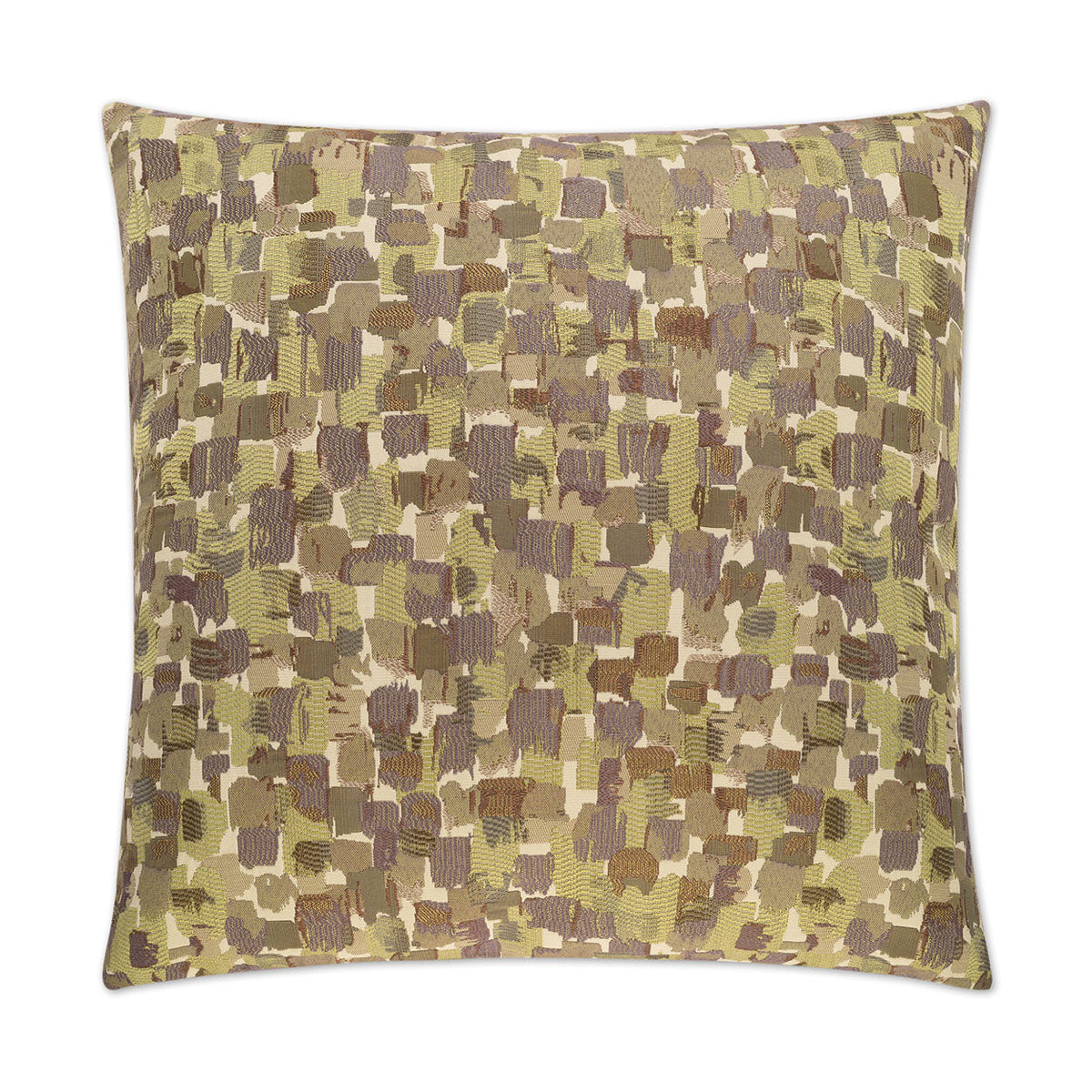 D.V. Kap Expressionist Stone Brown Throw Pillow With Insert