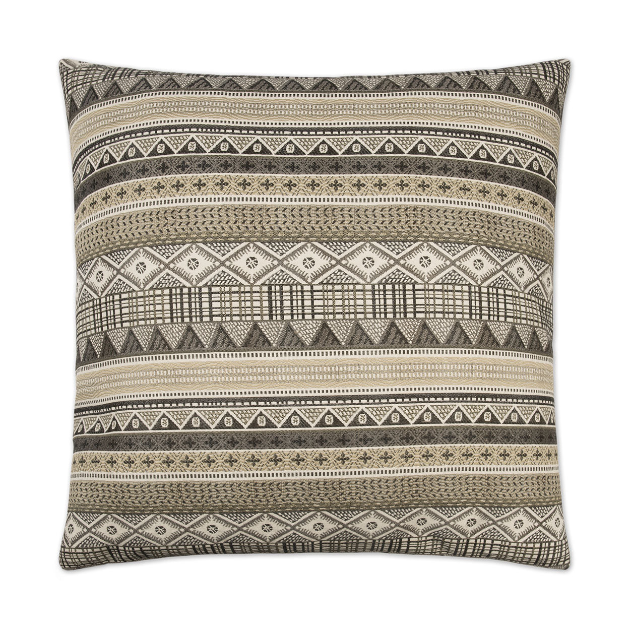 D.V. Kap Kamba Brown Throw Pillow With Insert