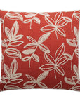 D.V. Kap Gansu Tomato Red Throw Pillow With Insert