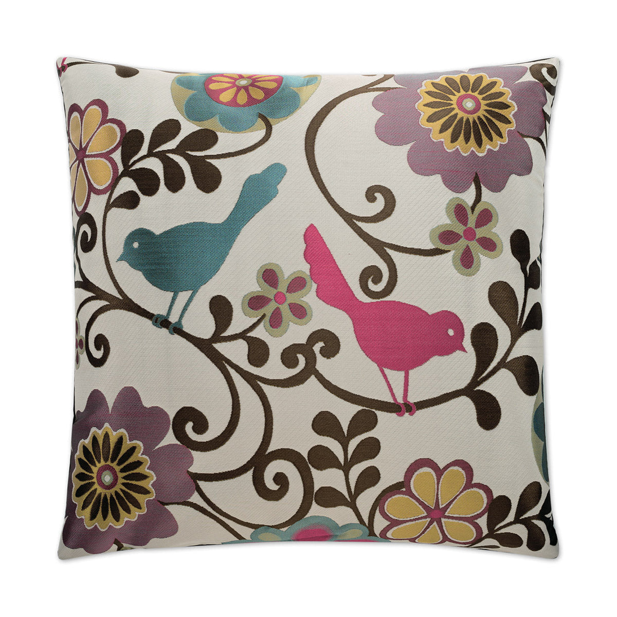 D.V. Kap Lark Multi Color Throw Pillow With Insert