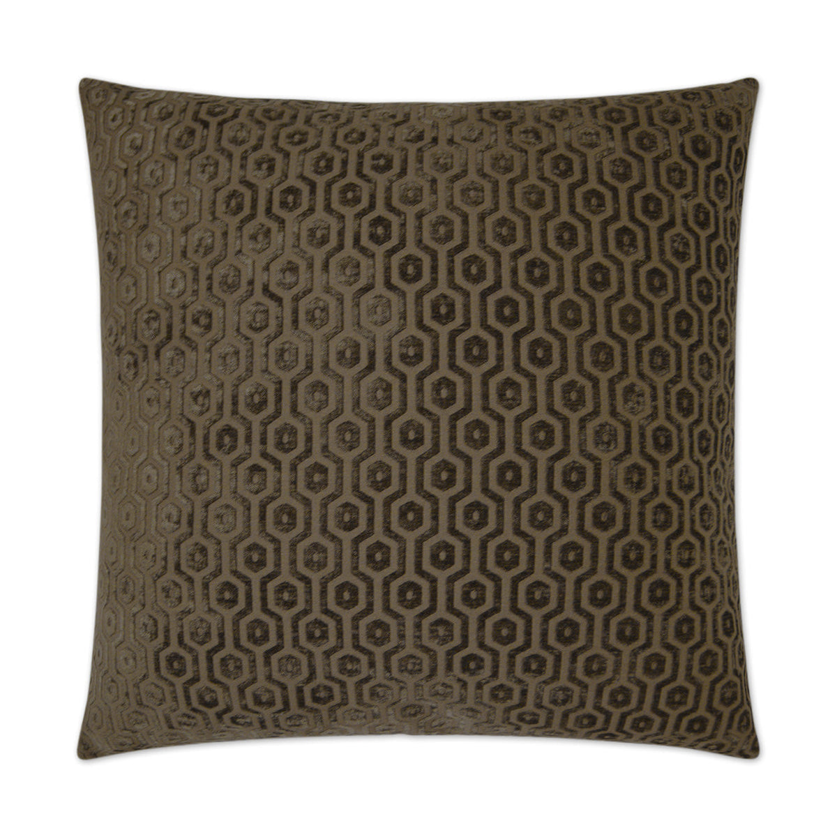 D.V. Kap Seneca Mocha Chocolate Brown Throw Pillow With Insert