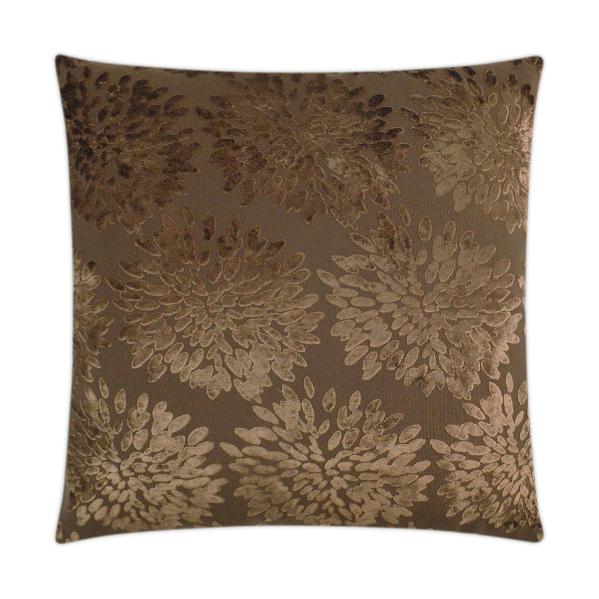 D.V. Kap Tuscany Chocolate Brown Throw Pillow With Insert