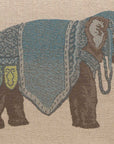 D.V. Kap Olifant Lumbar Azure Brown Throw Pillow With Insert