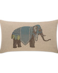 D.V. Kap Olifant Lumbar Azure Brown Throw Pillow With Insert