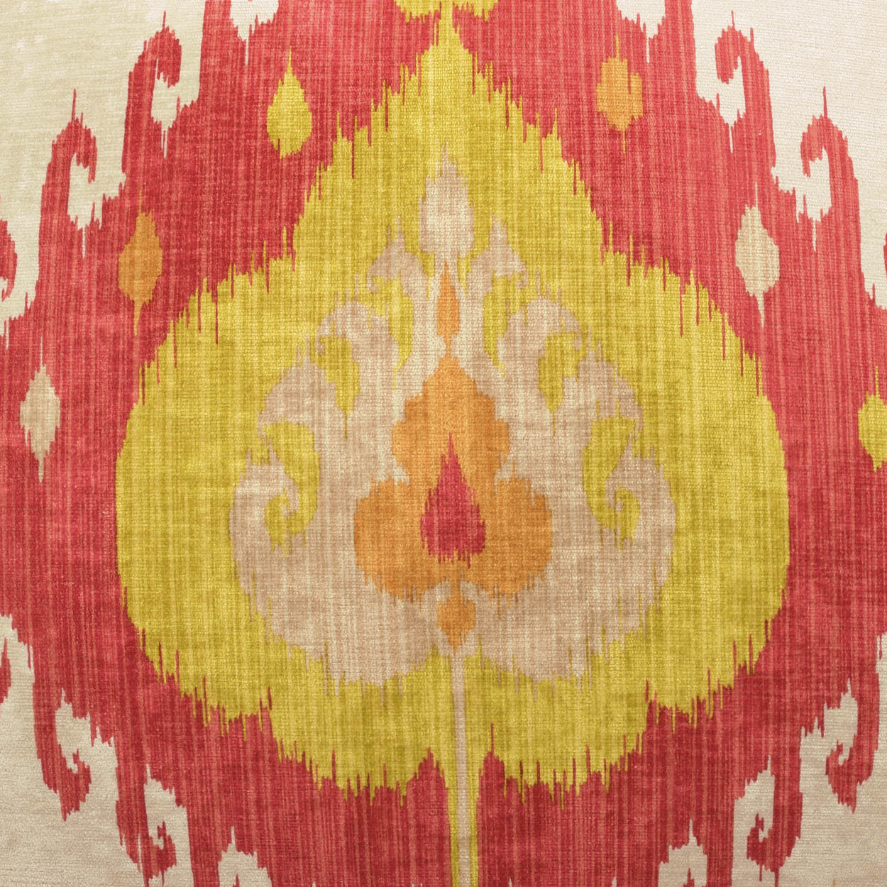 D.V. Kap Samarkand Tomato Red Throw Pillow With Insert