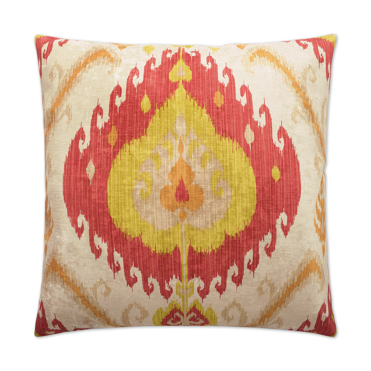 D.V. Kap Samarkand Tomato Red Throw Pillow With Insert