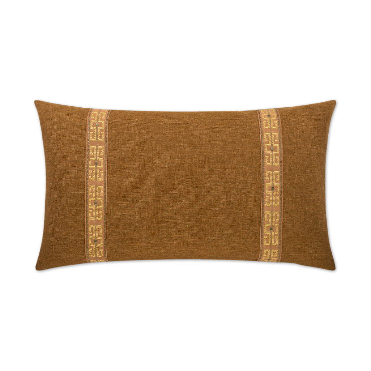 D.V. Kap St. John Lumbar Nugget Brown Throw Pillow With Insert