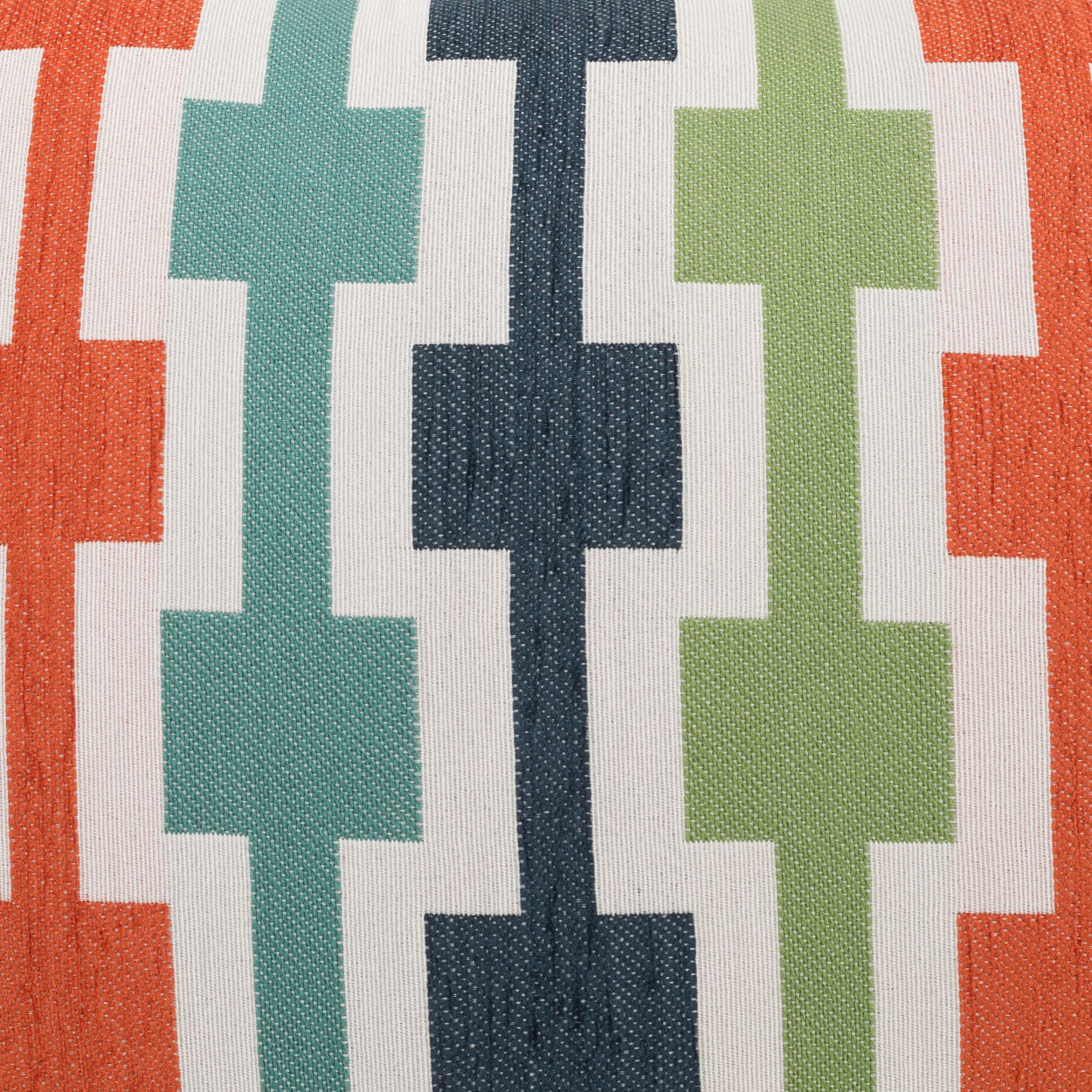 D.V. Kap Hopscotch Orange Throw Pillow With Insert