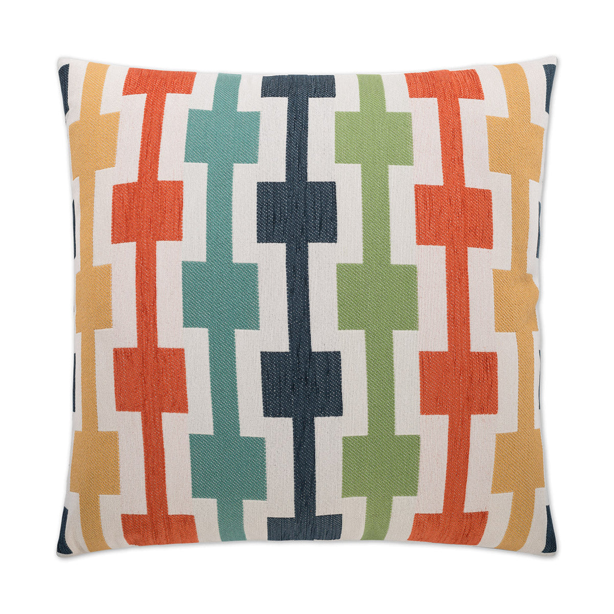 D.V. Kap Hopscotch Orange Throw Pillow With Insert