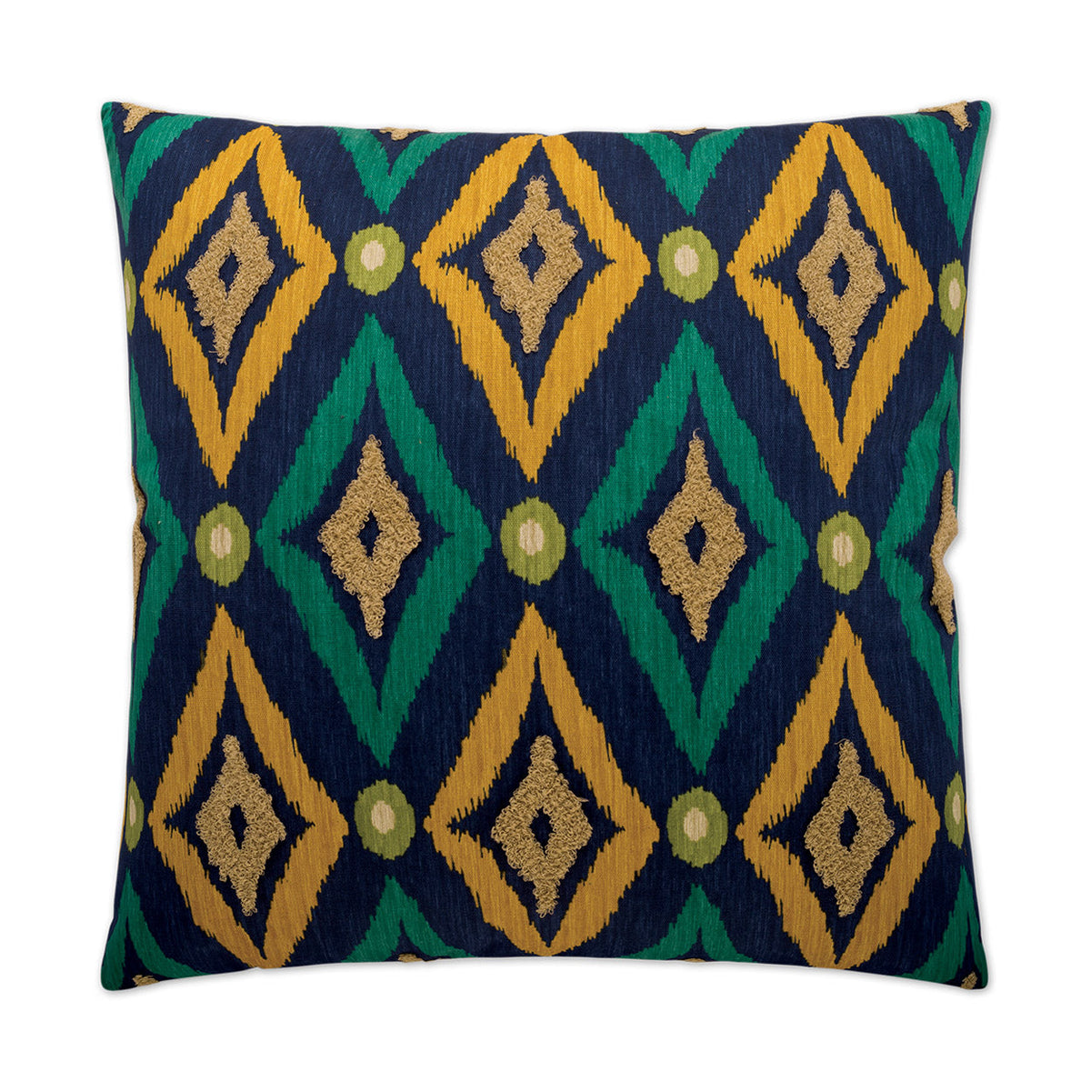D.V. Kap Ikat Multi Color Throw Pillow With Insert