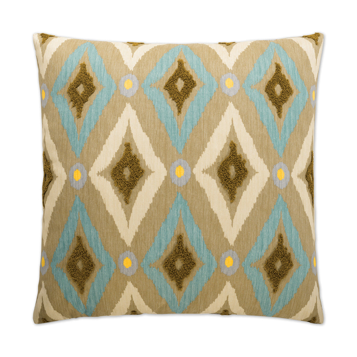 D.V. Kap Ikat Pool Multi Color Throw Pillow With Insert