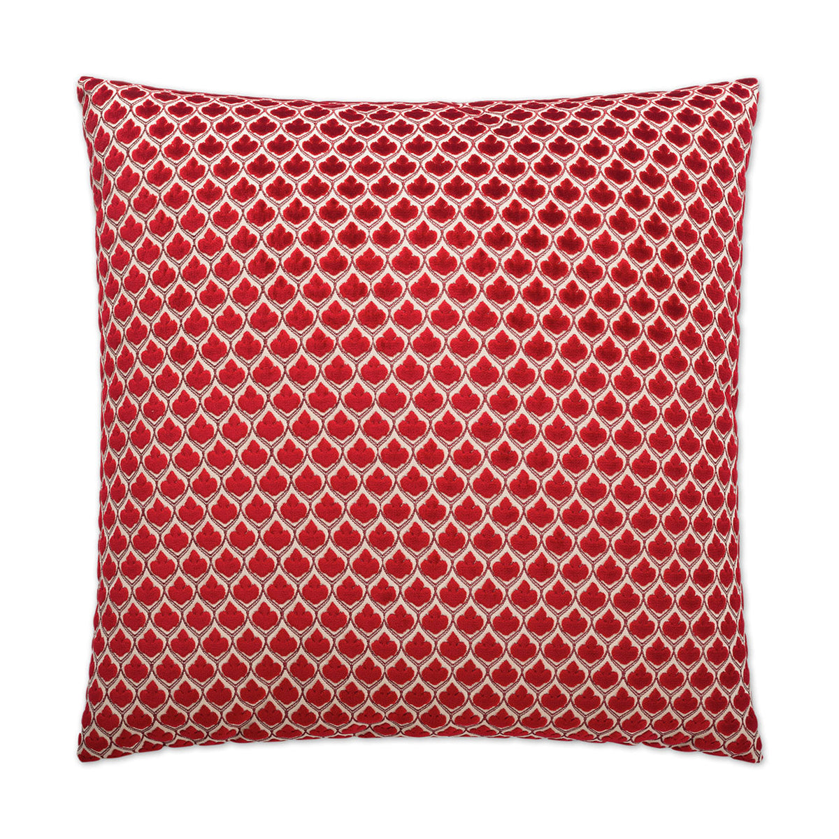 D.V. Kap Posh Red Throw Pillow With Insert