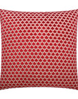 D.V. Kap Posh Red Throw Pillow With Insert
