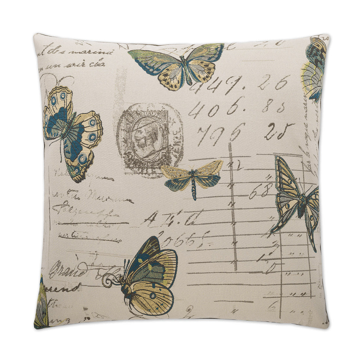 D.V. Kap Viera Brown Throw Pillow With Insert