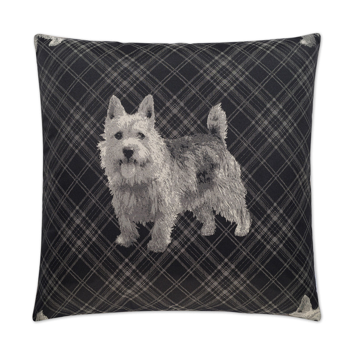 D.V. Kap Winkie Black Throw Pillow With Insert