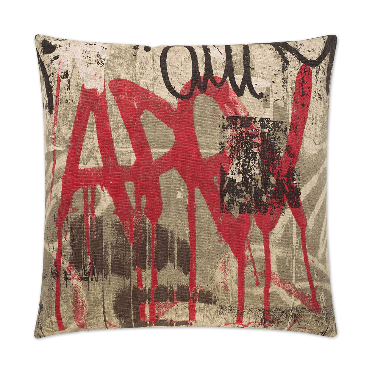 D.V. Kap Tag Multi Color Throw Pillow With Insert