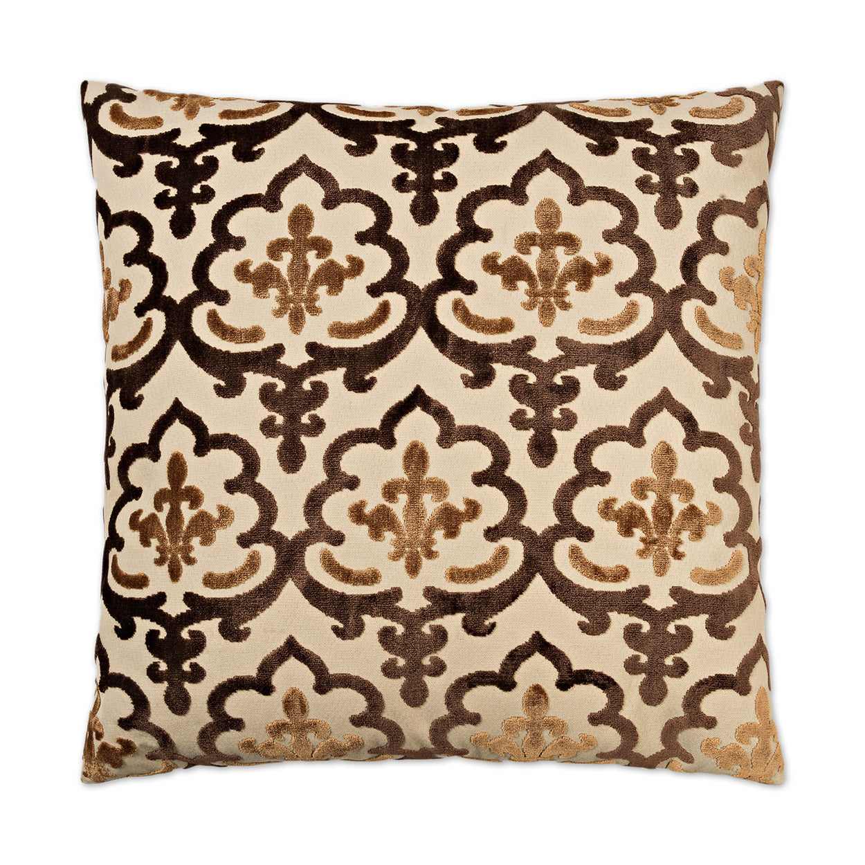 D.V. Kap Marrisett Chocolate Brown Throw Pillow With Insert