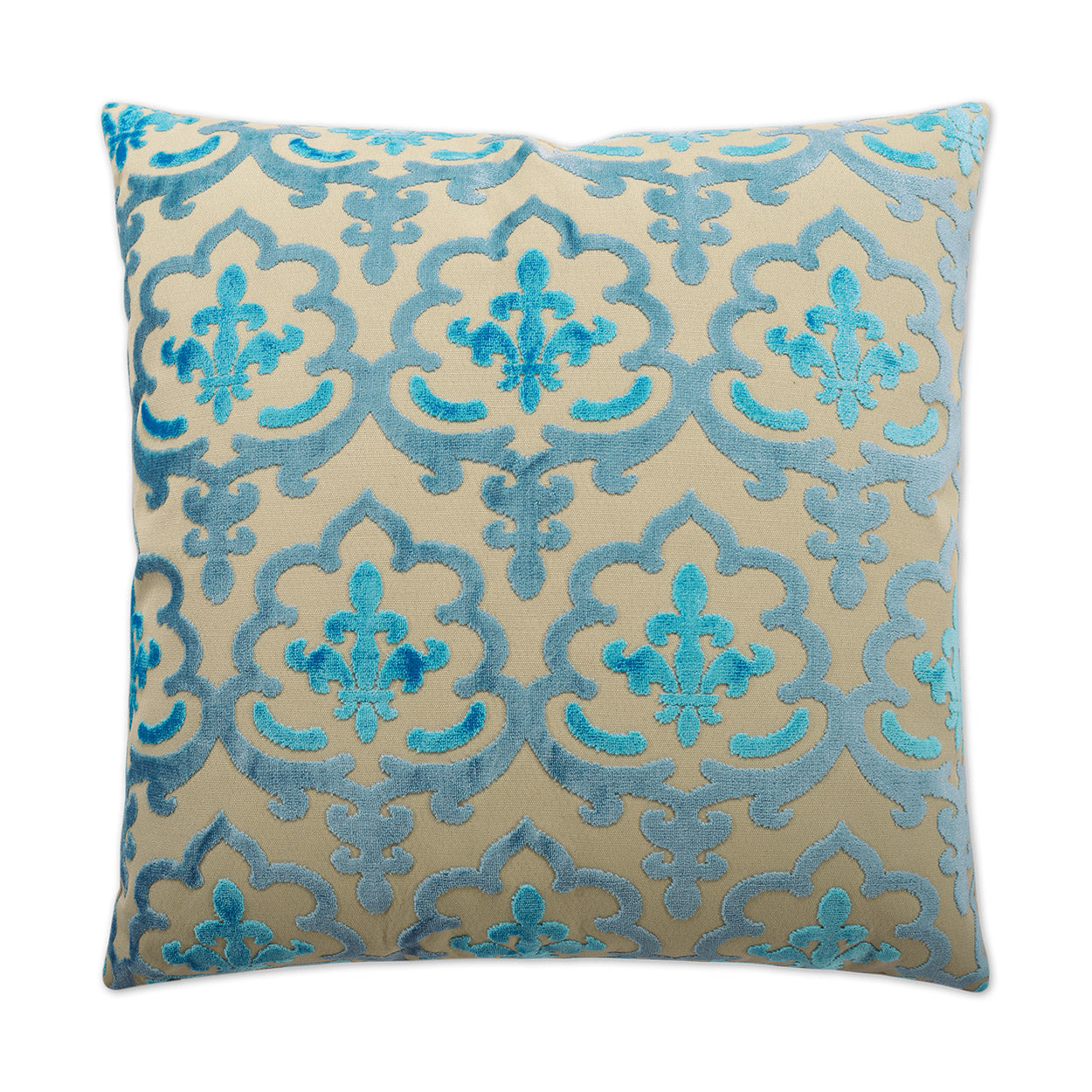 D.V. Kap Marrisett Peacock Blue Throw Pillow With Insert