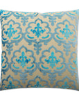 D.V. Kap Marrisett Peacock Blue Throw Pillow With Insert