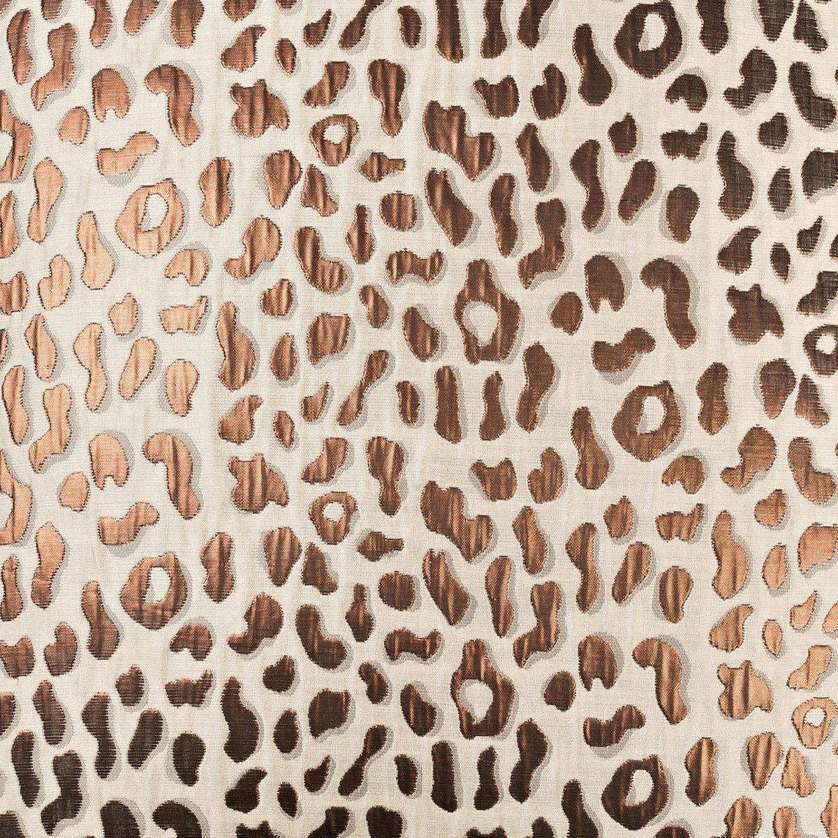 D.V. Kap Metallic Cheetah Brown Throw Pillow With Insert