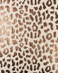 D.V. Kap Metallic Cheetah Brown Throw Pillow With Insert