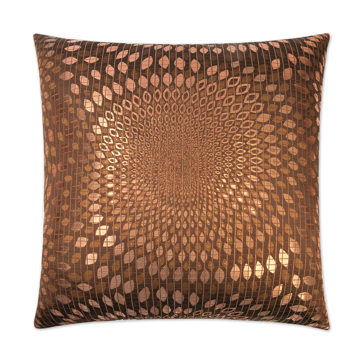 D.V. Kap Whirl Copper Throw Pillow With Insert