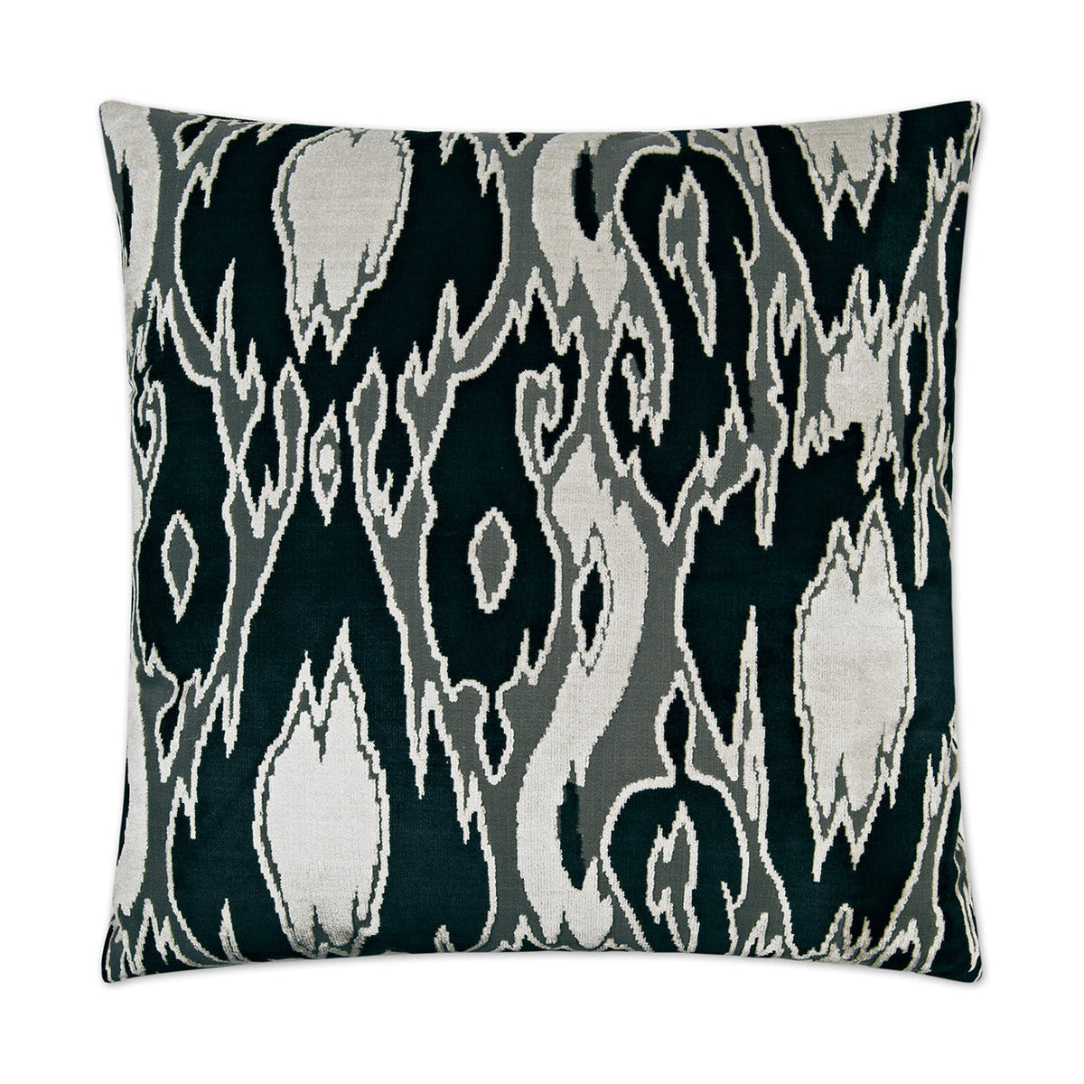D.V. Kap Maldives Domino Black Throw Pillow With Insert