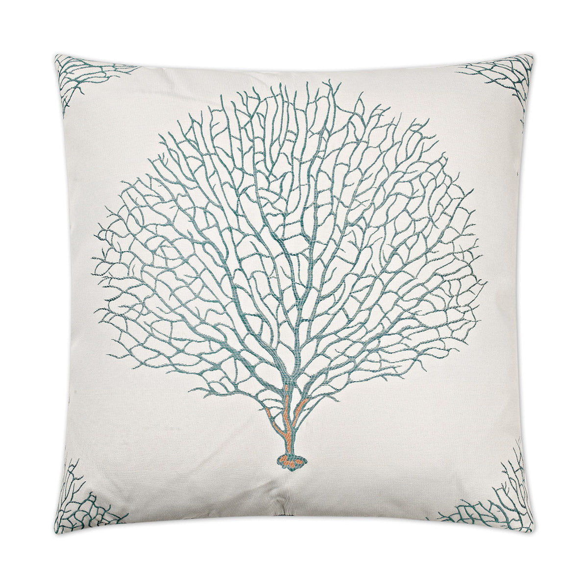 D.V. Kap Taormina Aqua Blue Throw Pillow With Insert