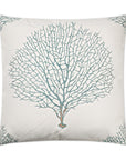 D.V. Kap Taormina Aqua Blue Throw Pillow With Insert