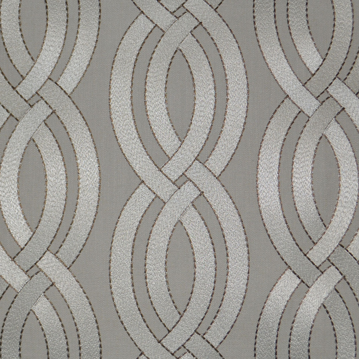 D.V. Kap Winding Path Grey Throw Pillow With Insert