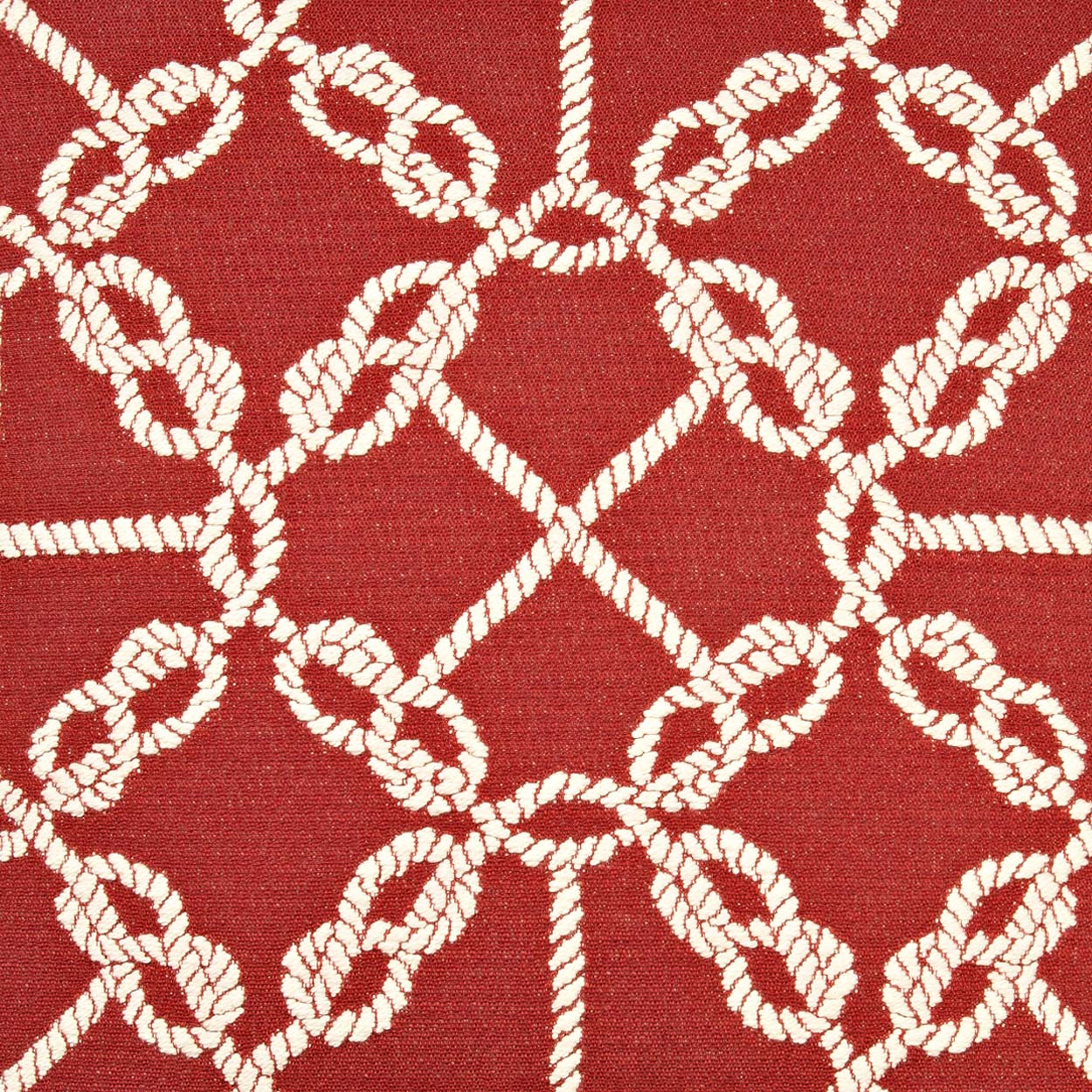 D.V. Kap Knots Red Throw Pillow With Insert