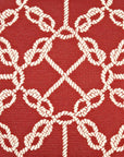 D.V. Kap Knots Red Throw Pillow With Insert