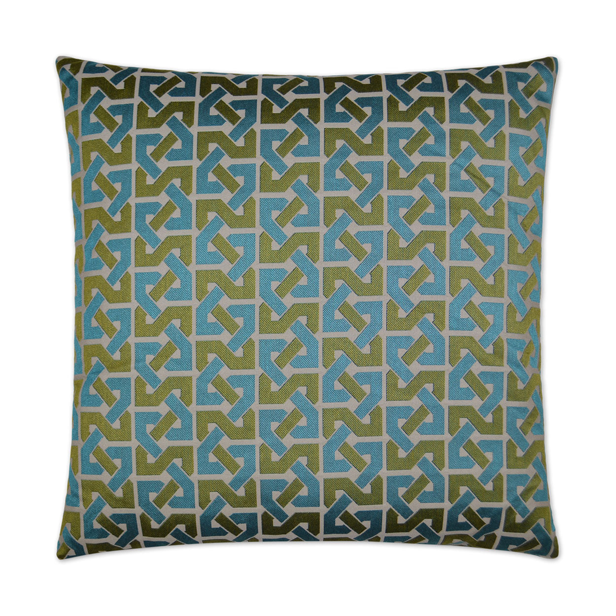 D.V. Kap Element Aqua Blue Throw Pillow With Insert