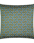 D.V. Kap Element Aqua Blue Throw Pillow With Insert
