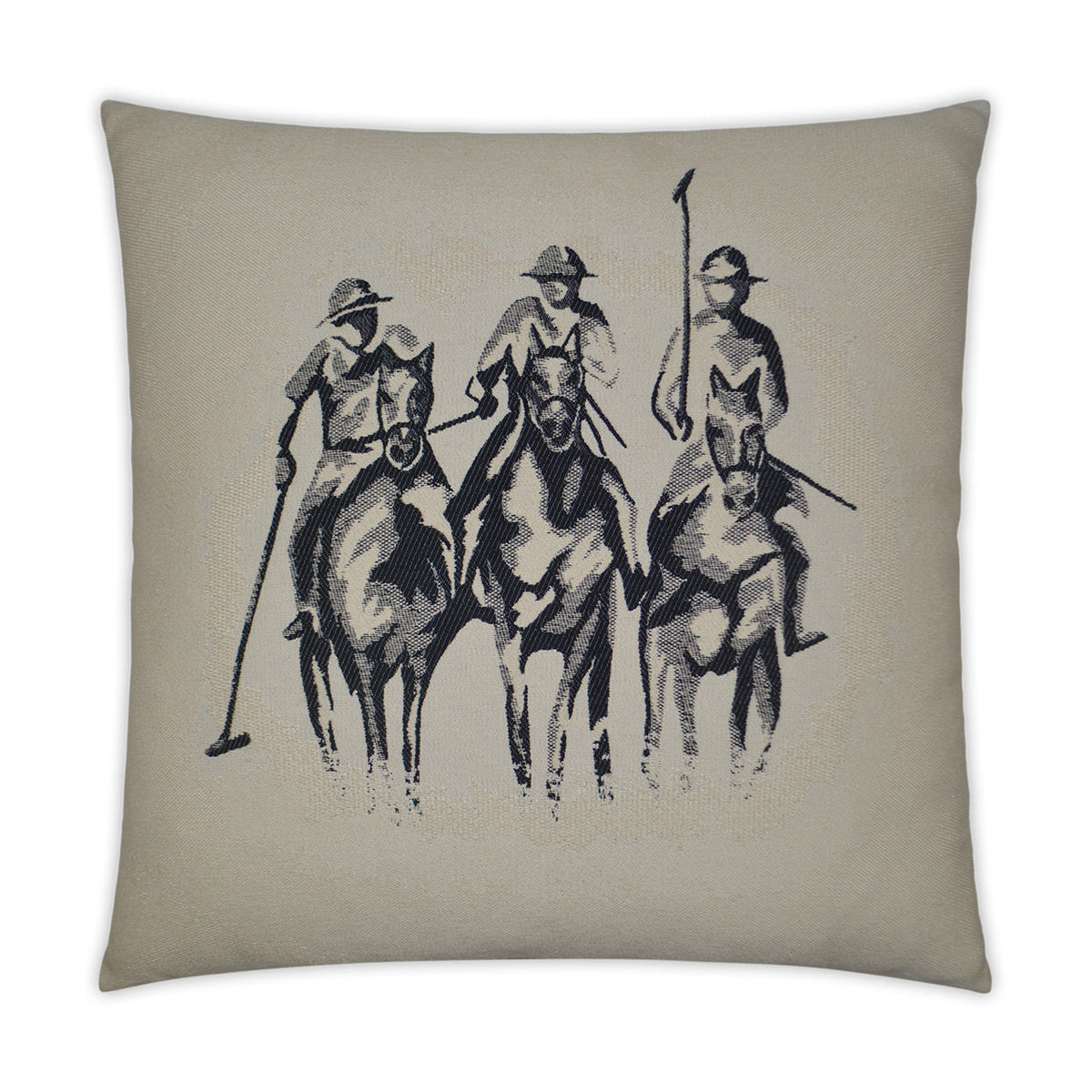 D.V. Kap Hurlingham Black Throw Pillow With Insert