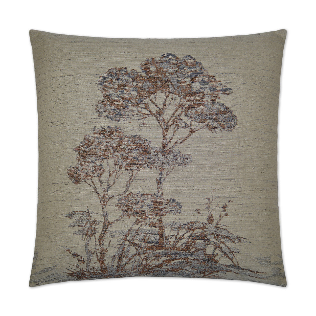 D.V. Kap Wheaton Brown Throw Pillow With Insert