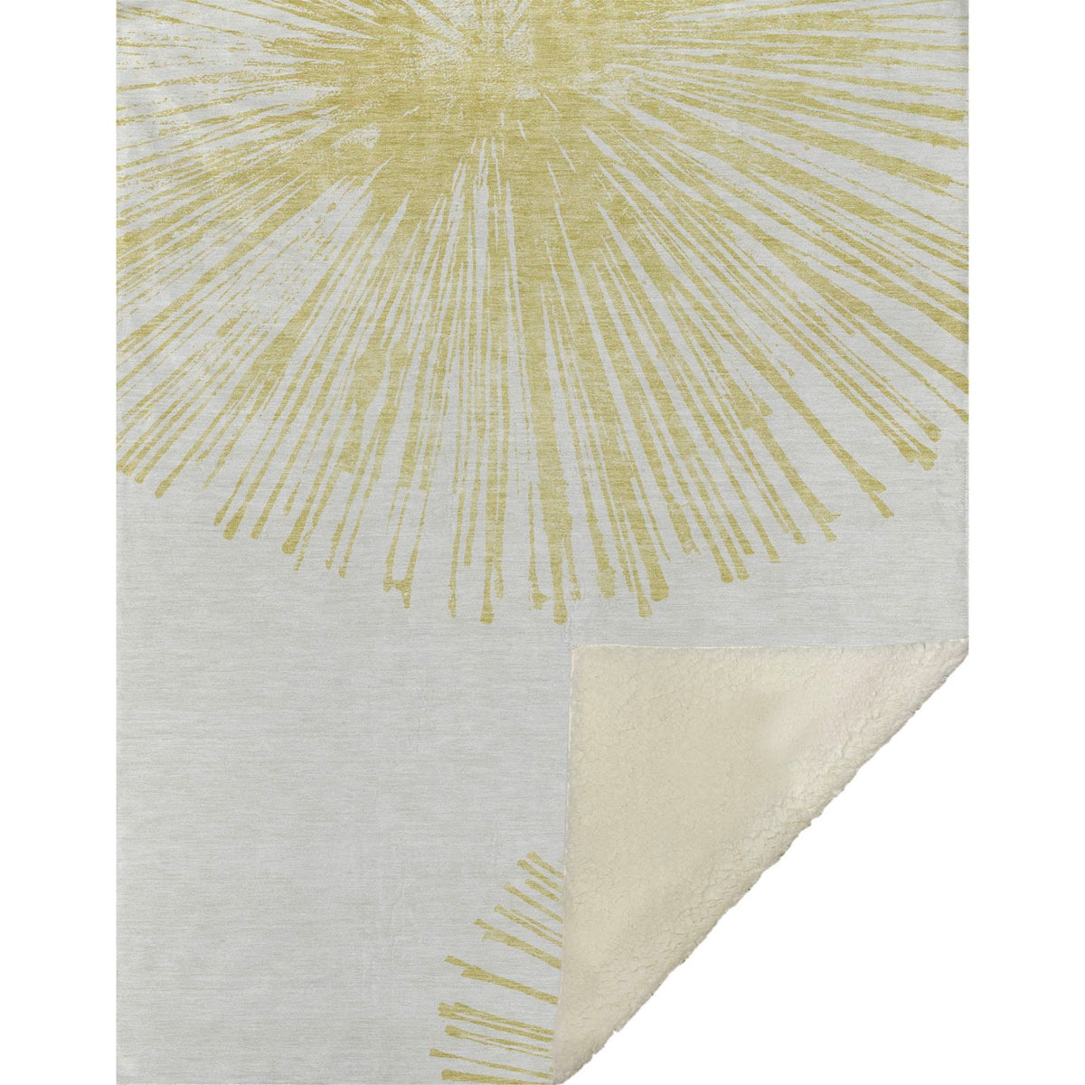 Circles Beige Washable Indoor-Outdoor Rug