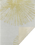 Circles Beige Washable Indoor-Outdoor Rug