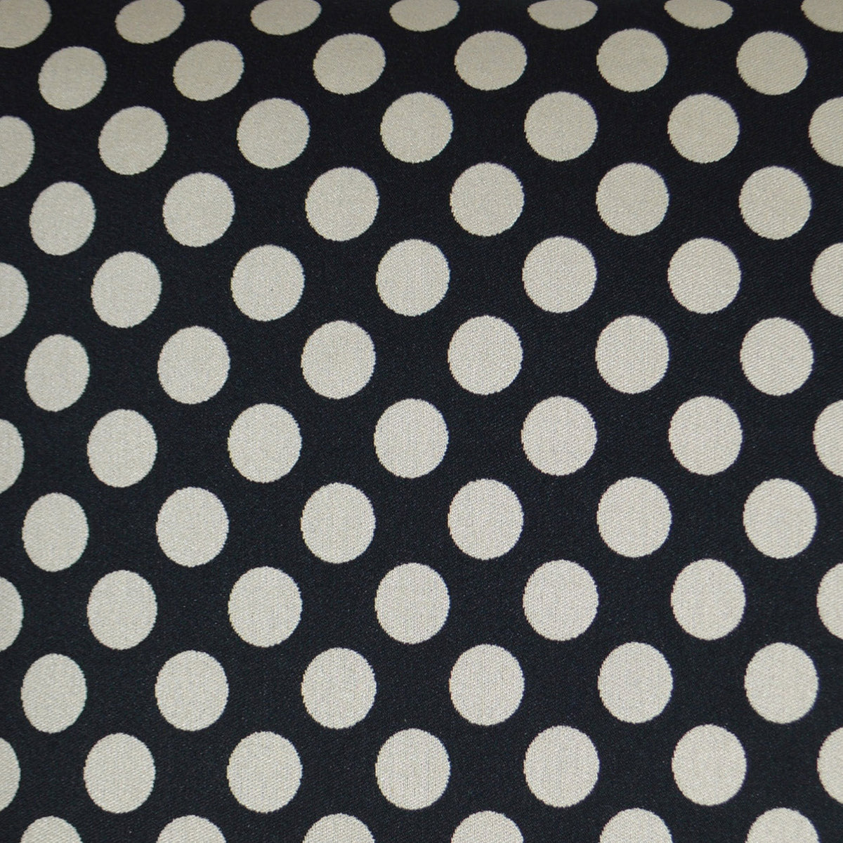 D.V. Kap Polka Dots Black Throw Pillow With Insert