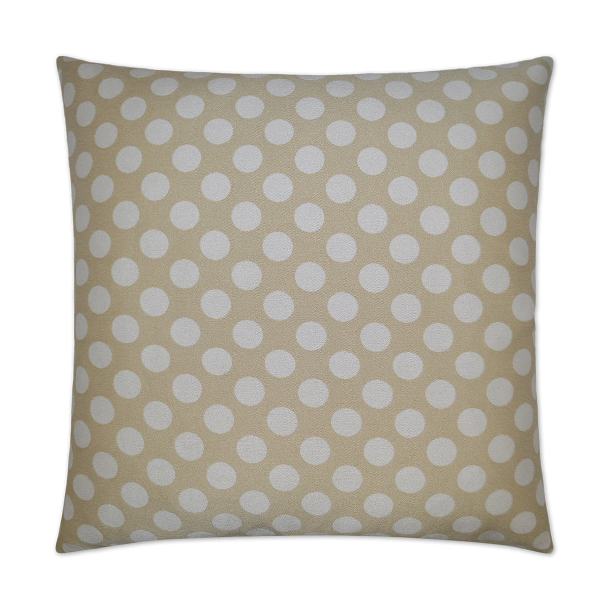 D.V. Kap Polka Dots Cream Throw Pillow With Insert