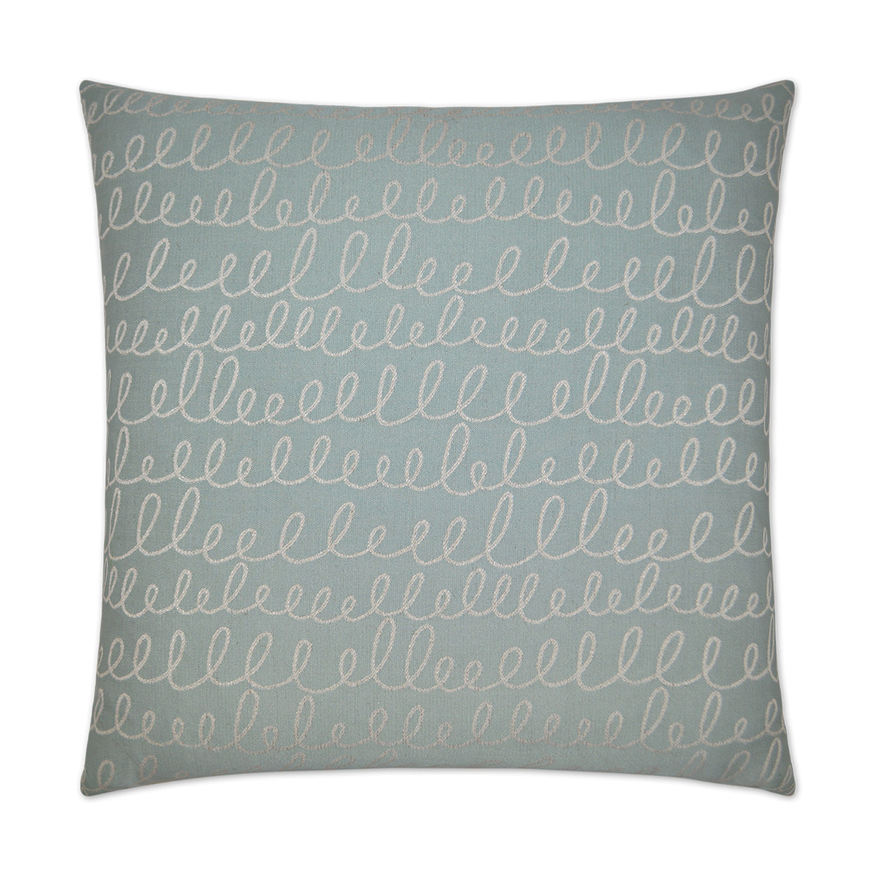 D.V. Kap Verbomania Cloud Teal Throw Pillow With Insert
