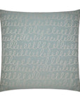 D.V. Kap Verbomania Cloud Teal Throw Pillow With Insert