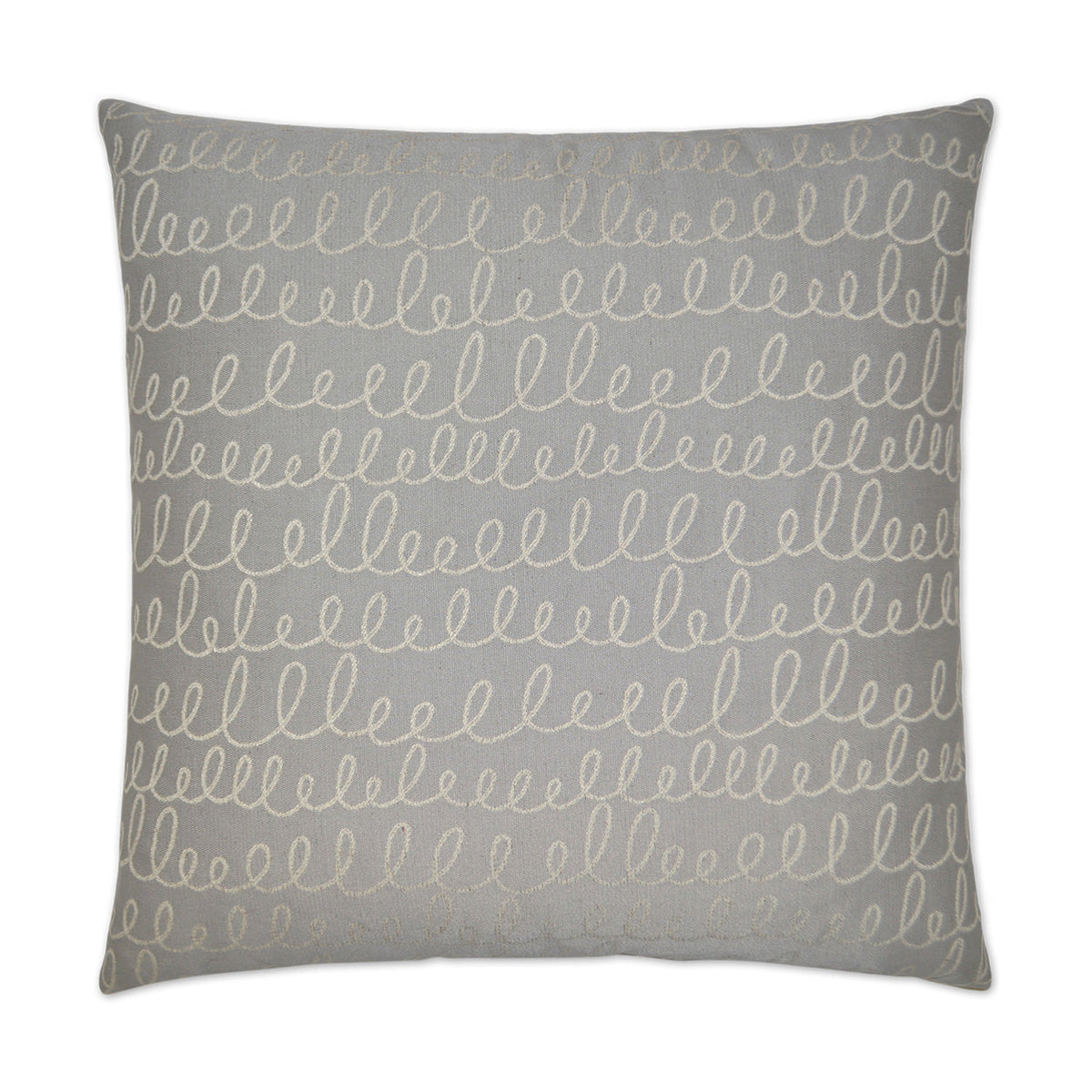 D.V. Kap Verbomania Grey Throw Pillow With Insert