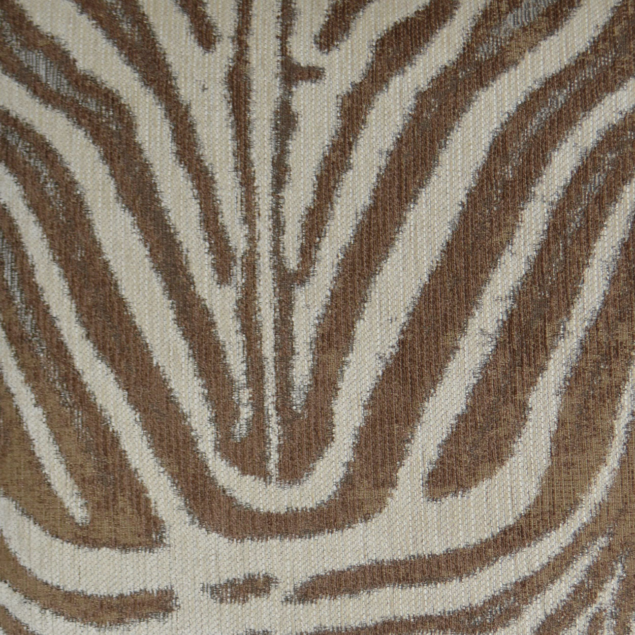 D.V. Kap Zebrana Tan Brown Throw Pillow With Insert