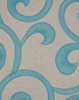 D.V. Kap Hampton Scroll Blue Throw Pillow With Insert