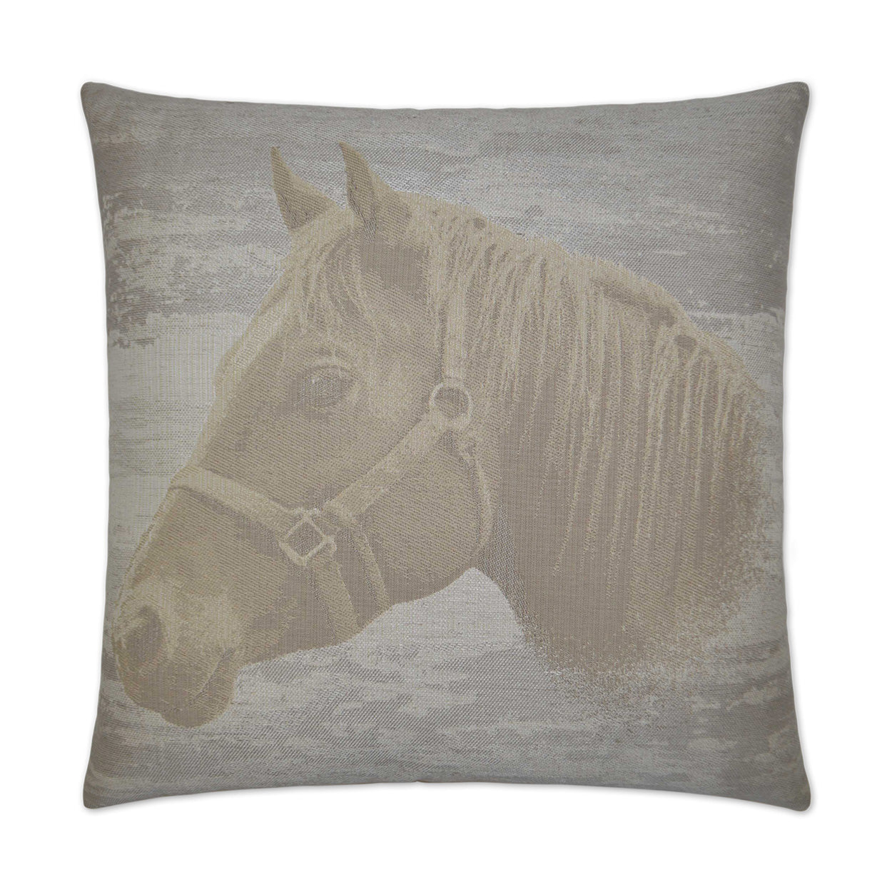 D.V. Kap Mister Ed Grey Throw Pillow With Insert